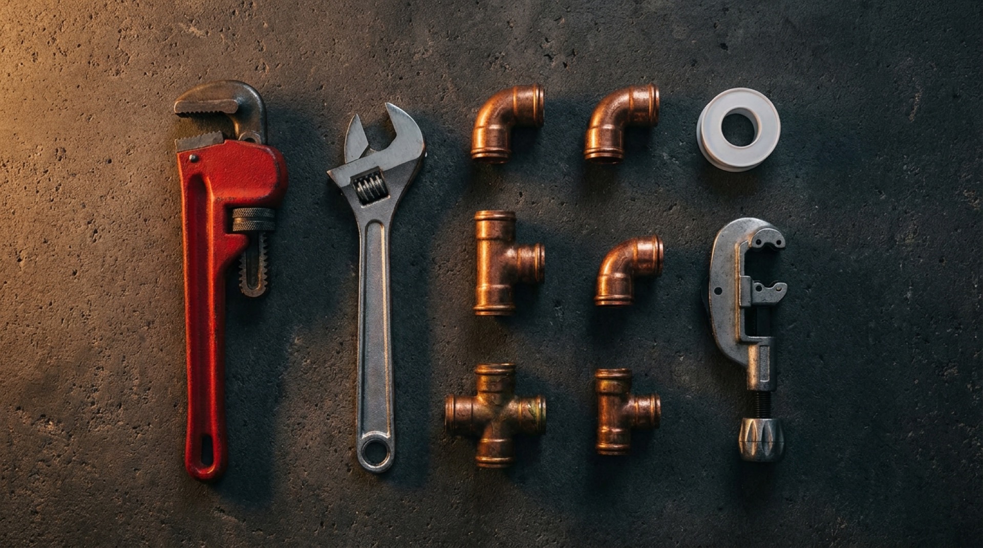 Professional plumbing tools